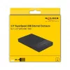 HDD/SSD-Gehäuse DeLOCK 42011 Schwarz 2,5 Zoll SATA III 5 Gbit/s