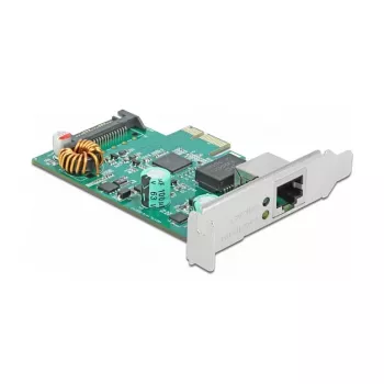 PCI Express x1-Karte DeLOCK RTL8125 2.5 Gigabit LAN PoE+