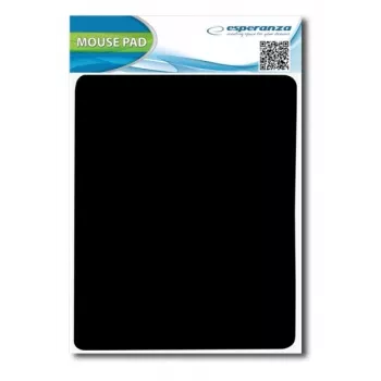Mauspad ESPERANZA EA145K — Gaming-Mauspad, schwarz, monochrome Oberfläche, rutschfeste Basis