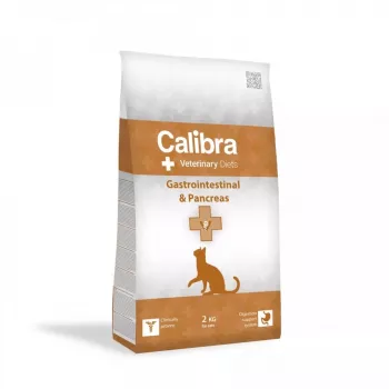 Trockenfutter für Katzen Calibra Veterinary Diets Gastrointestinal & Pancreas, Fisch, 2 kg