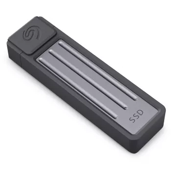 Seagate Ultra Compact SSD 1 TB, USB-C 3.2 Gen 2, Grau (STMX1000400)