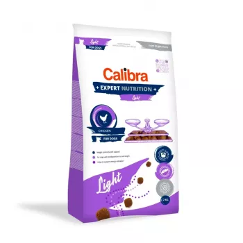 Trockenes Hundefutter Calibra Expert Nutrition Light 2 kg – kalorienarm, Huhn, Alleinfuttermittel, 23 % Protein, 10 % Fett