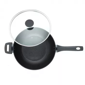 Wok Salter BW09329AR 28 cm Megastone Noir antihaftbeschichtet