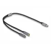 USB-Typ-C-DAC-Adapter DeLOCK 66616 24 Bit 96 kHz 2 x 3,5 mm