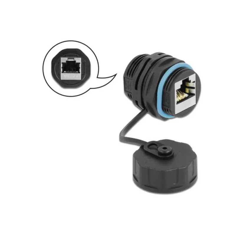 Netzwerk-Splitter DeLOCK 86695 Schwarz