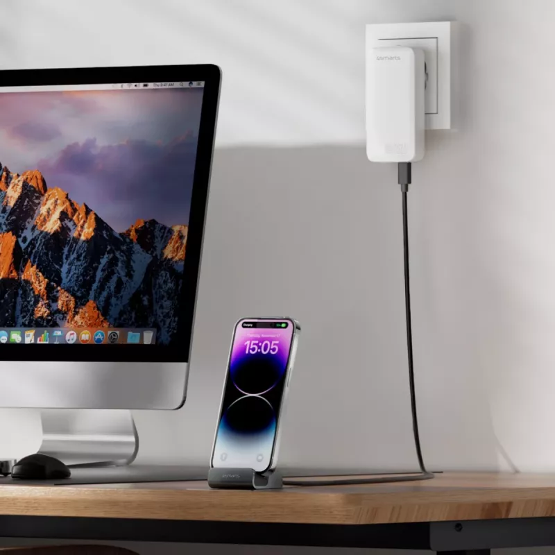 4smarts Charging Dock VoltDock USB-C 60W Grau (541426)