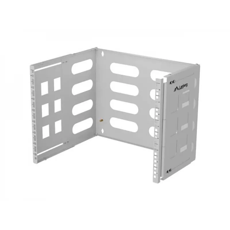Wandmontage 19 Zoll Rack LANBERG 8U, Tiefe 497×400/240 mm, grau