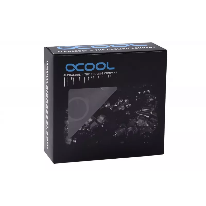 Fitting Kit Alphacool 17477 Messing Schwarz 23 mm Höhe 2,6 cm Durchmesser