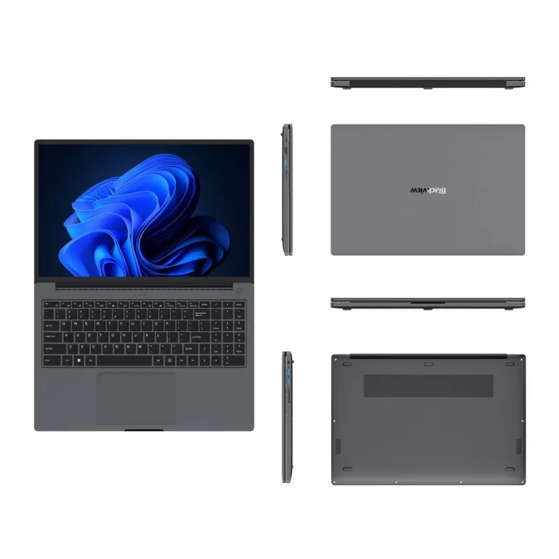 Blackview AceBook 12K1 i5-12450H 16 inch WUXGA 16GB SSD512 Windows 11 Pro Grau