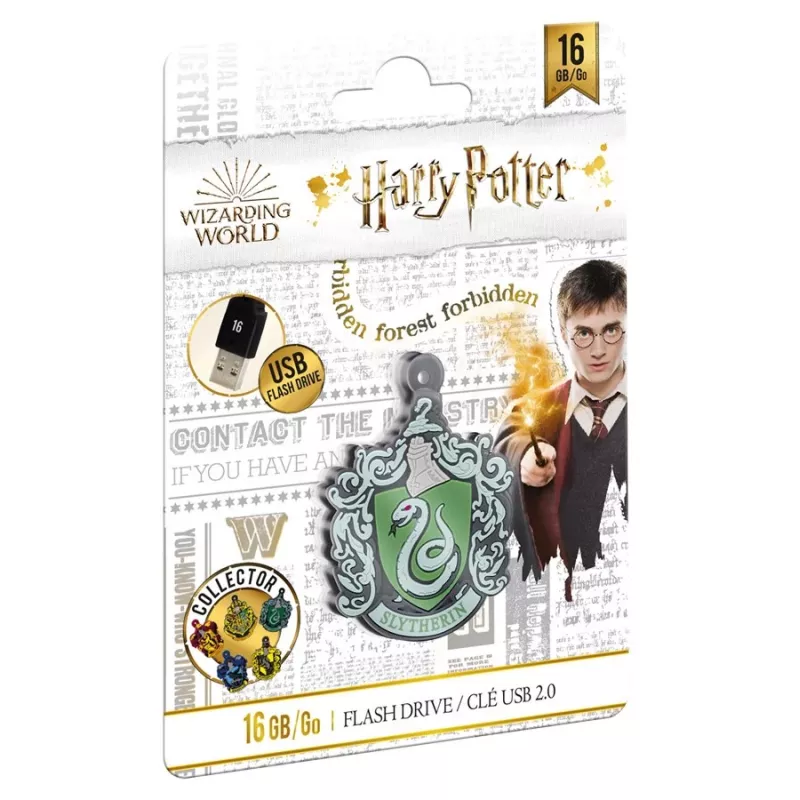 USB-Stick Emtec Harry Potter Collector Slytherin 16 GB USB Typ-A 2.0 Schwarz