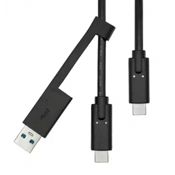 USB-A-auf-USB-C-Kabel ProXtend USBCWA-001 1 m, schwarz, 0,06 kg