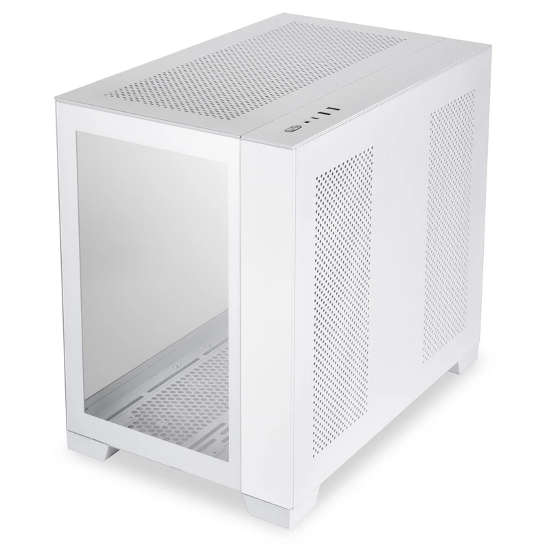 PC-Gehäuse Lian Li O11D Mini-S Mini Tower Weiß (kompatibel mit SFX/SFX-L-Netzteil)