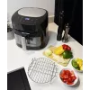 Heißluftfritteuse BLAUPUNKT AFD712 – 7,2 l Fassungsvermögen, 1800 W, digitale Touch-Steuerung, 40–200 °C, 60-Minuten-Timer