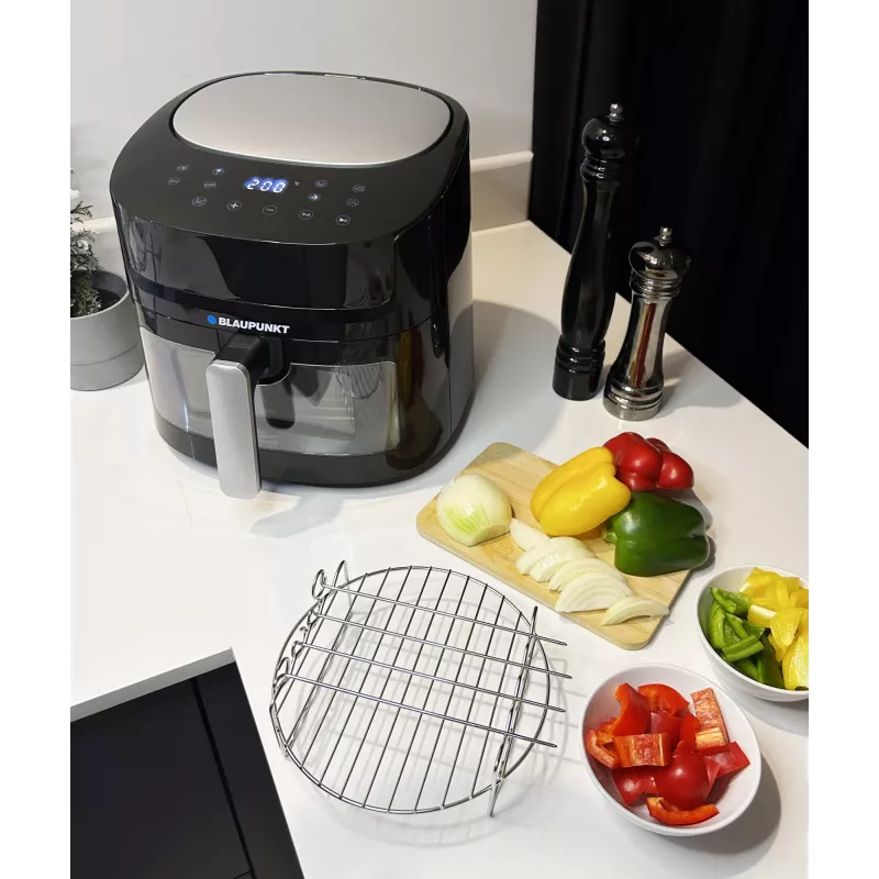 Heißluftfritteuse BLAUPUNKT AFD712 – 7,2 l Fassungsvermögen, 1800 W, digitale Touch-Steuerung, 40–200 °C, 60-Minuten-Timer