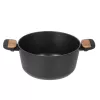 Schmortopf RESTO 93188 Kochtopf für den Herd, 24 cm, 4,4 L