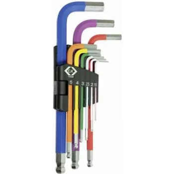 Innensechskantschlüssel-Satz c.k tools T4449 – Metrisch 1,5 mm, 2 mm, 2,5 mm, 3 mm, 4 mm