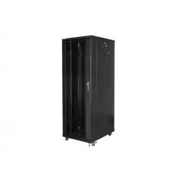 Lanberg FF01-8847-12B Rack-Schrank 47U Standschrank Schwarz