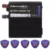 Qoltec Smart Monolith Batterieladegerät für LiFePO4 AGM GEL SLA-Batterien | 10A | 12V