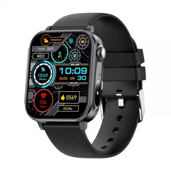 Smartwatch Colmi P80 schwarz – Handgelenk-Wearable, Farbdisplay, Gesundheits- und Aktivitätstracking