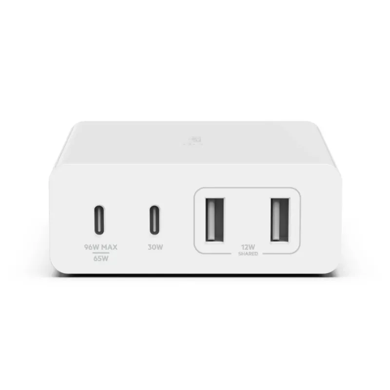 Indoor-Ladegerät Belkin WCH010VFWH 2m Kabel 2 USB Typ-C-Anschlüsse Weiß