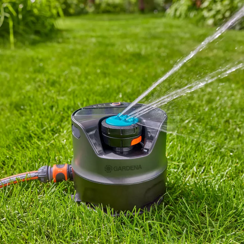 Kreisregner Gardena AquaPrecise Schwarz Blau Grau 1 Stk.