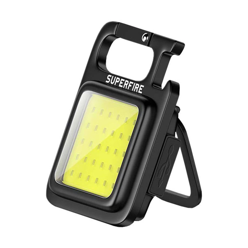 Taschenlampe Superfire MX16 — 600 lm Leistung, eingebauter 500-mAh-Akku, USB-C-Ladefunktion