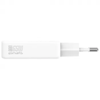 Charger PDPlug Dual 65W GaN 2xUSB-C weiß