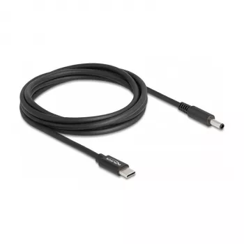 DeLOCK Laptop-Ladekabel USB Typ-C Stecker auf Dell 4.5 x 3.0 mm Stecker 1,5 m 20 V