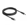 DeLOCK Laptop-Ladekabel USB Typ-C Stecker auf Dell 4.5 x 3.0 mm Stecker 1,5 m 20 V