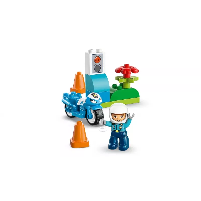 LEGO DUPLO 10471 Blaues Polizeimotorrad
