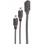 USB-Kabel ShiverPeaks BS13-20022 0,3 m USB-C Mini-USB B Schwarz