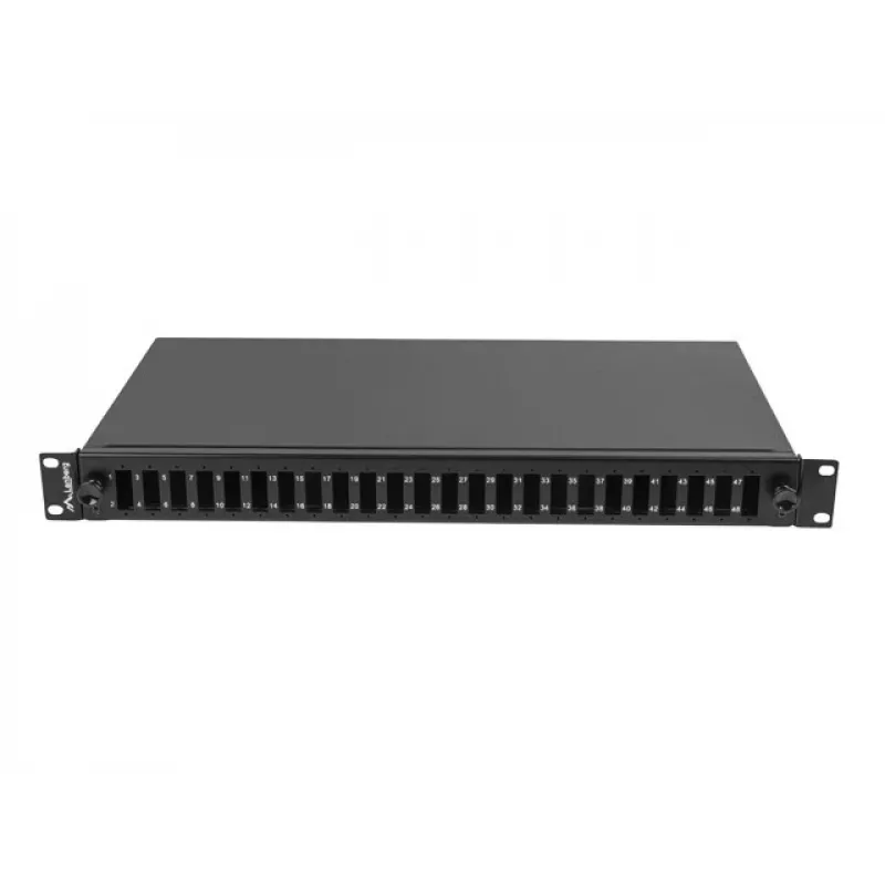 Patchpanel 1U Lanberg FOP1-24SD-LQB Stahl Schwarz Rack-Montage