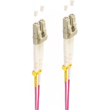 shiverpeaks BS77927/4. Kabellänge: 15 m, Fasertyp: OM4, Anschluss 1: LC, Anschluss 2: LC, Kerndurchmesser: 50 µm, Vollduplex, Kabelfarbe: Violett (BS77927/4)