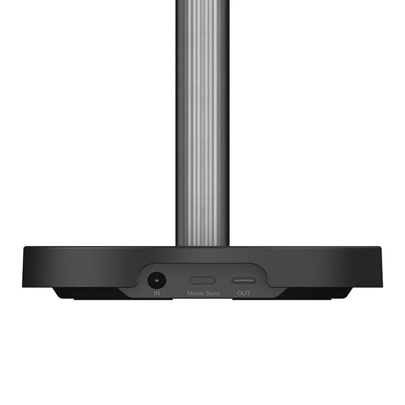 Tischleuchte Yeelight Beam RGBIC Schwarz — LED 12W, mehrfarbig ambiente, 400×117 mm, AC/USB 12V