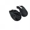 Gaming-Maus Razer Naga V2 HyperSpeed RF Wireless + Bluetooth, rechtshändig, 30000 DPI, optisch, schwarz