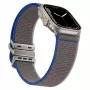 Armband GUAN Premium für Apple Watch 42/44/45/46/49 mm – Graublau kompatibel mit Series 1–3