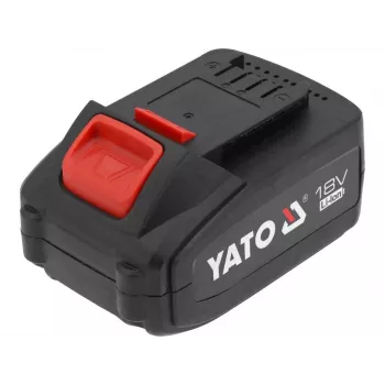 Batterie für kabellose Werkzeuge YATO YT-828463 — Li‑Ion 18V 4Ah, rot, Ladeanzeige