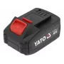 Batterie für kabellose Werkzeuge YATO YT-828463 — Li‑Ion 18V 4Ah, rot, Ladeanzeige