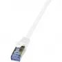 Netzwerkkabel LogiLink 20m Cat.6A RJ-45 S/FTP Weiß