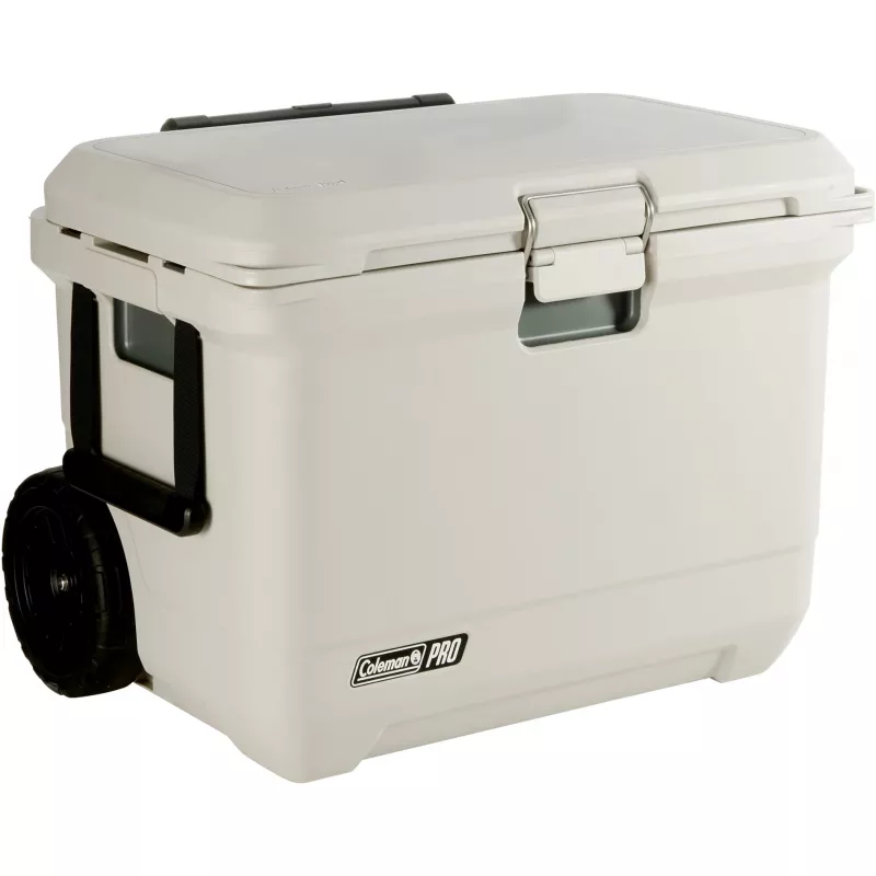 Coleman Pro 55QT Wheeled Cooler Box Weiß 52L 120h