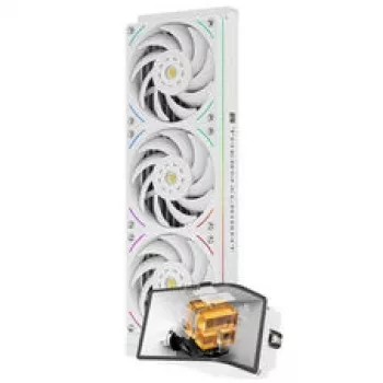 Thermalright Wonder Vision 360 UB ARGB AiO-Liquid Cooling, ARGB, 6,67” OLED-Display – 360mm, Weiß (WONDER VISION 360 UB AWONDER VISION 360 UB ARGB Weiß)