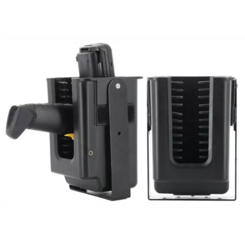 Passive Halterung Mobilis 031023 für Barcodescanner, Handheld-Mobilcomputer, tragbaren Drucker Schwarz