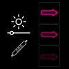Neonlichter Pfeil Wandleuchte MANTA SNL107PK – rosa dekoratives LED-Pfeilschild