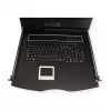 Rack-Konsole VALUE 26.99.0123, 43,2 cm (17 Zoll) LCD, 1280×1024, 1U, französische Tastatur, schwarz