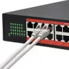 Netzwerk-Switch QOLTEC Gigabit Ethernet PoE 24xRJ45 2xSFP