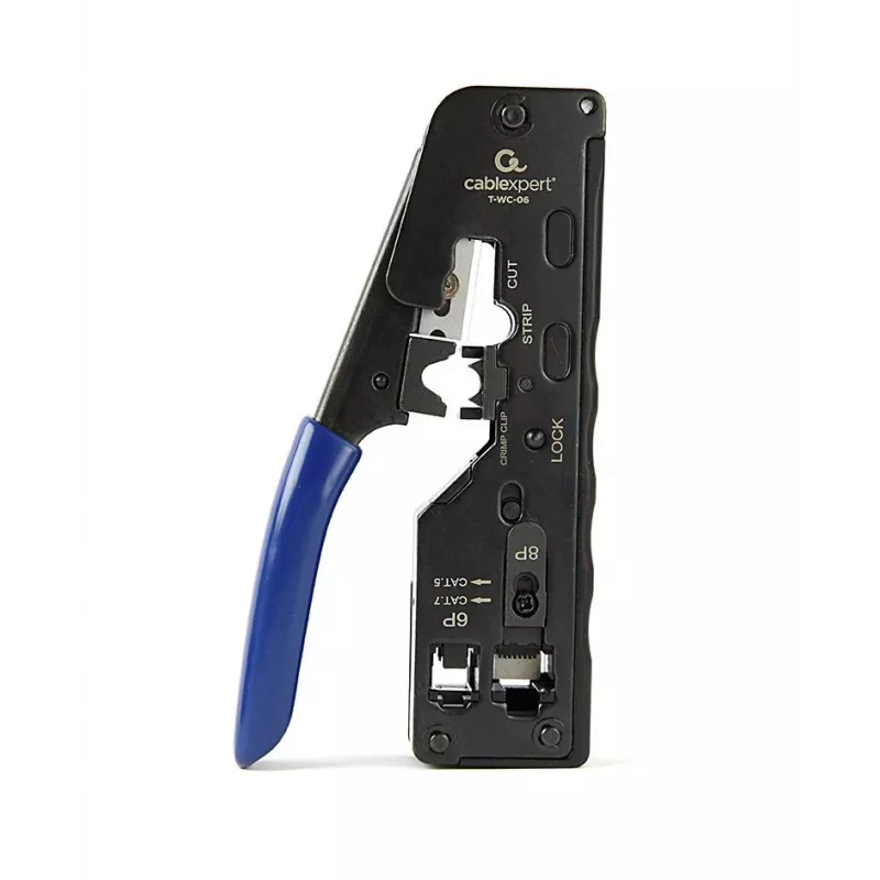 Crimpwerkzeug GEMBIRD T-WC-06 für RJ45-, RJ12- und RJ11-Stecker