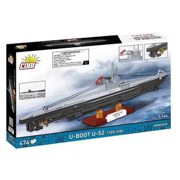 Konstruktionsset Cobi U-Boot U-52 – 474-teiliges Modellbauset
