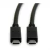 USB-Kabel ROLINE 11.02.9057 USB 3.2 Gen 2 1m USB C Schwarz