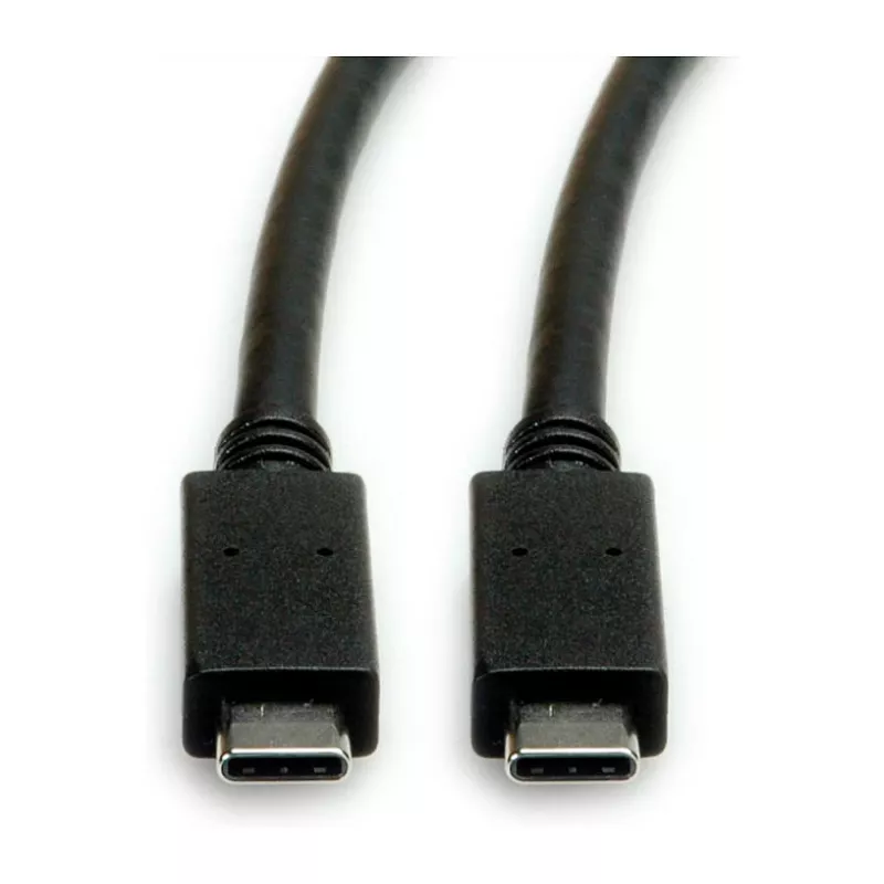 USB-Kabel ROLINE 11.02.9057 USB 3.2 Gen 2 1m USB C Schwarz