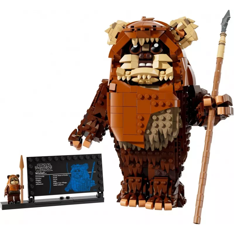 LEGO Star Wars Construct Wicket the Ewok 75430 Bauset — 1010 Teile, 230 mm Modell, Alter 12+